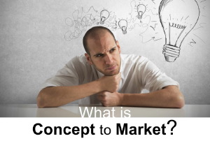 A sample slide design for project or technical presentations using Sticky Presentations approach
