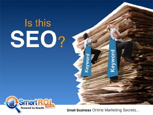 A sample slide design for sales presentation using Sticky Presentations approach