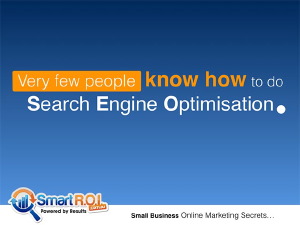 A sample slide design for sales presentation using Sticky Presentations approach