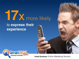 A sample slide design for sales presentation using Sticky Presentations approach