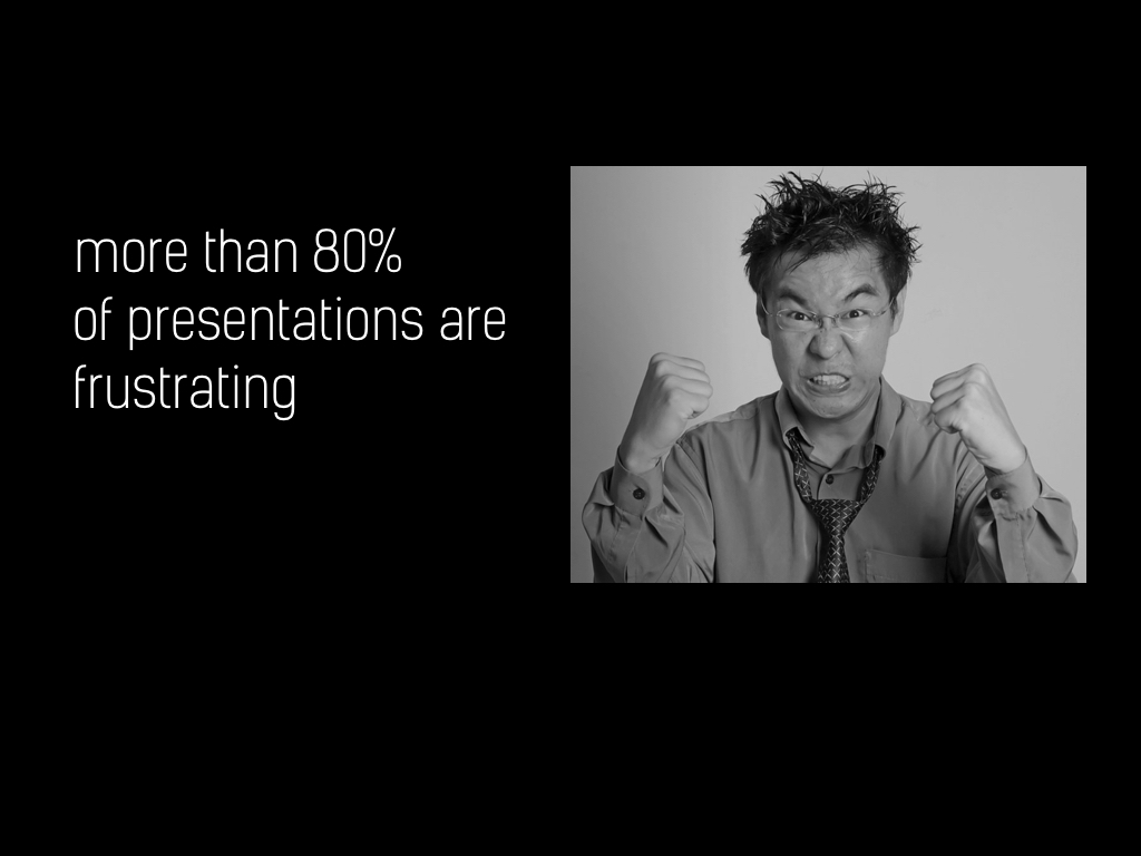 Example slide showing text and image that are too small